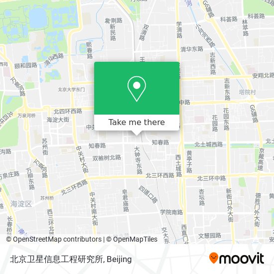 北京卫星信息工程研究所 map
