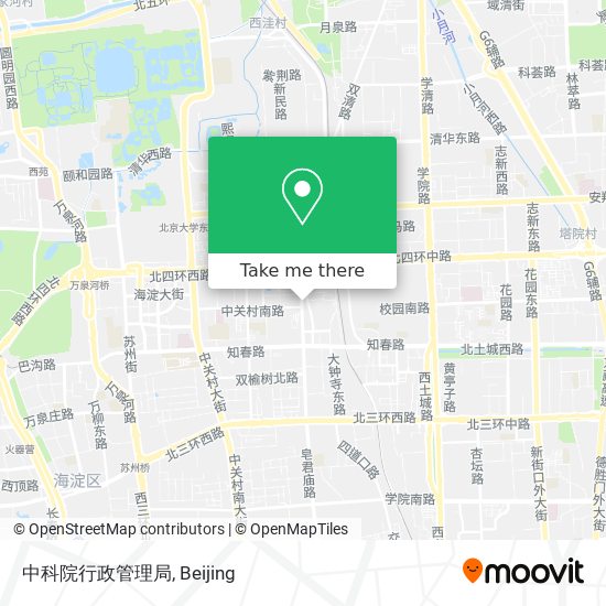 中科院行政管理局 map