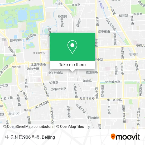 中关村巳906号楼 map