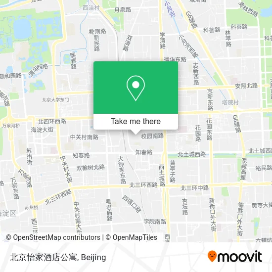 北京怡家酒店公寓 map