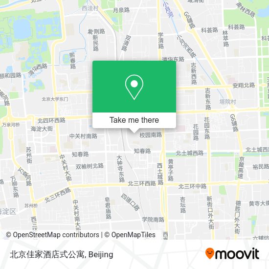 北京佳家酒店式公寓 map