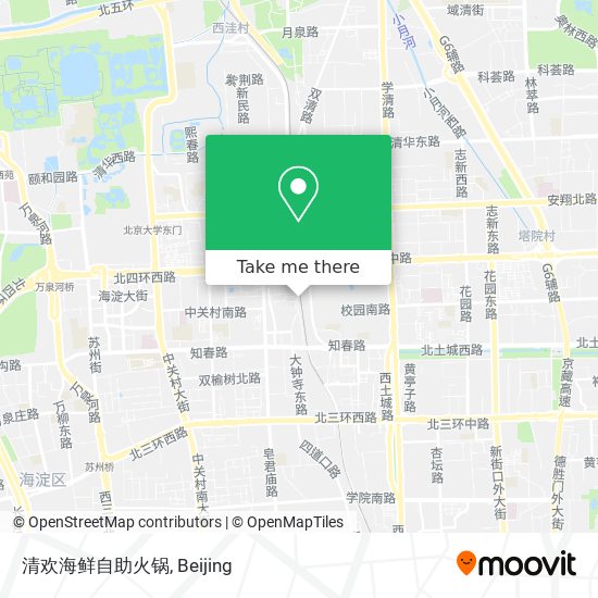 清欢海鲜自助火锅 map