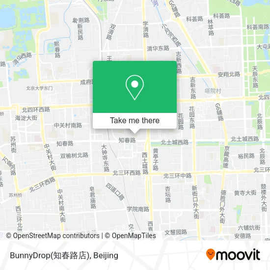 BunnyDrop(知春路店) map