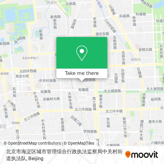 北京市海淀区城市管理综合行政执法监察局中关村街道执法队 map