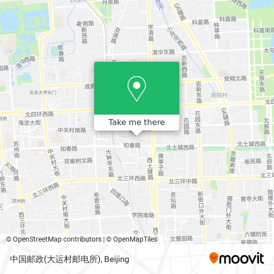 中国邮政(大运村邮电所) map