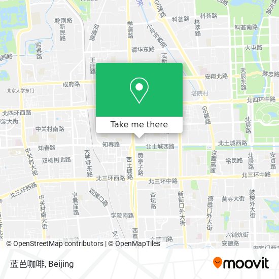 蓝芭咖啡 map