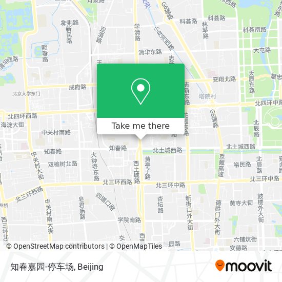 知春嘉园-停车场 map