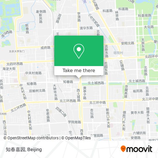 知春嘉园 map