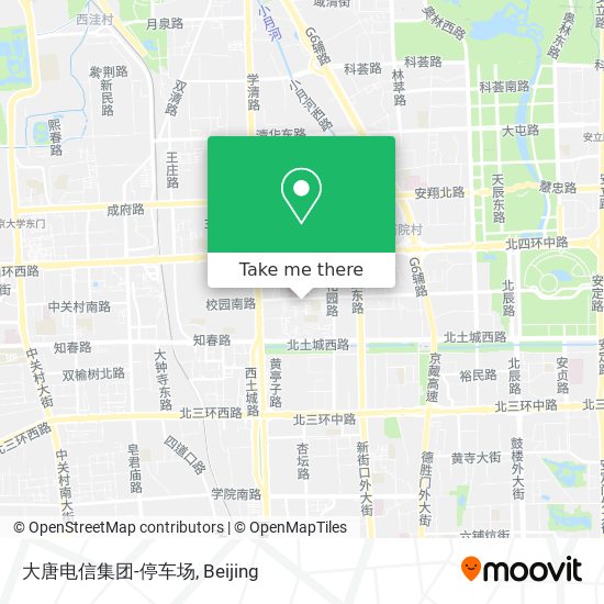 大唐电信集团-停车场 map