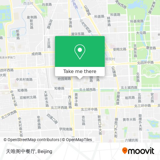 天唯阁中餐厅 map