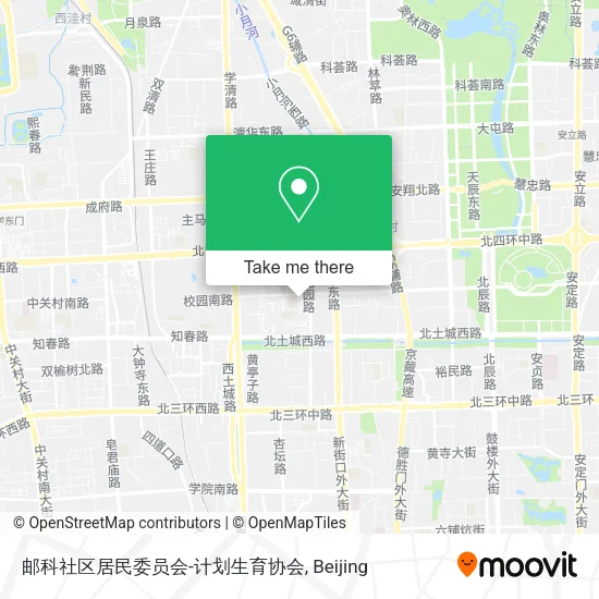 邮科社区居民委员会-计划生育协会 map