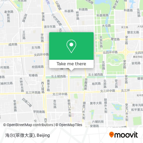 海尔(翠微大厦) map