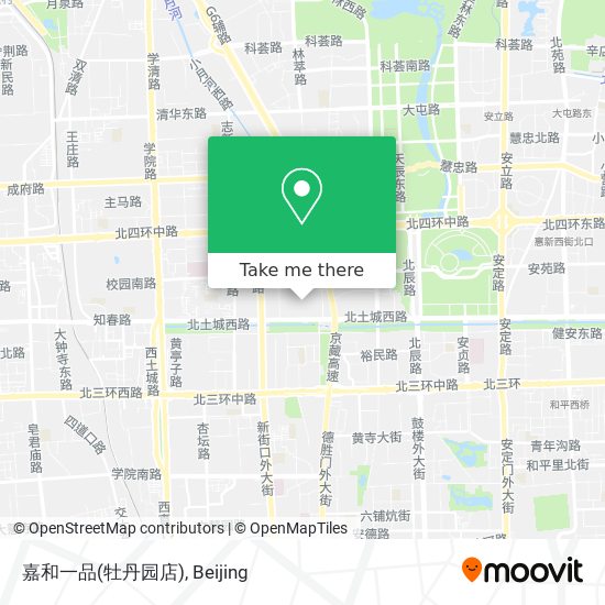 嘉和一品(牡丹园店) map
