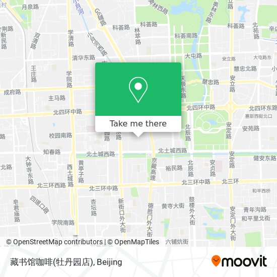 藏书馆咖啡(牡丹园店) map