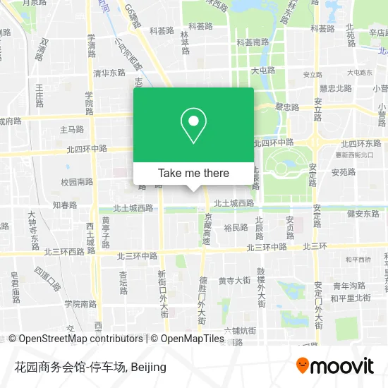 花园商务会馆-停车场 map