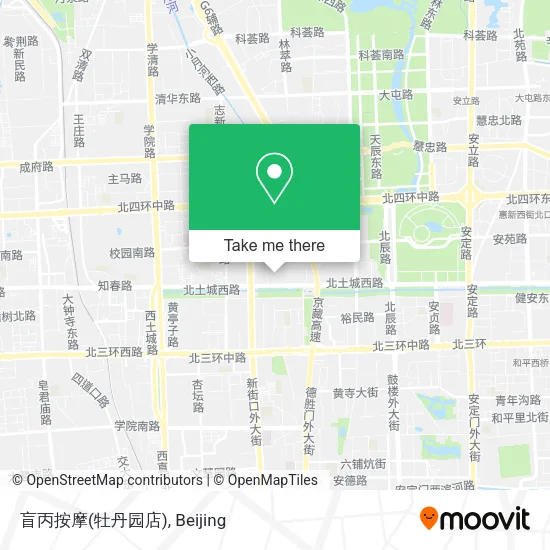 盲丙按摩(牡丹园店) map