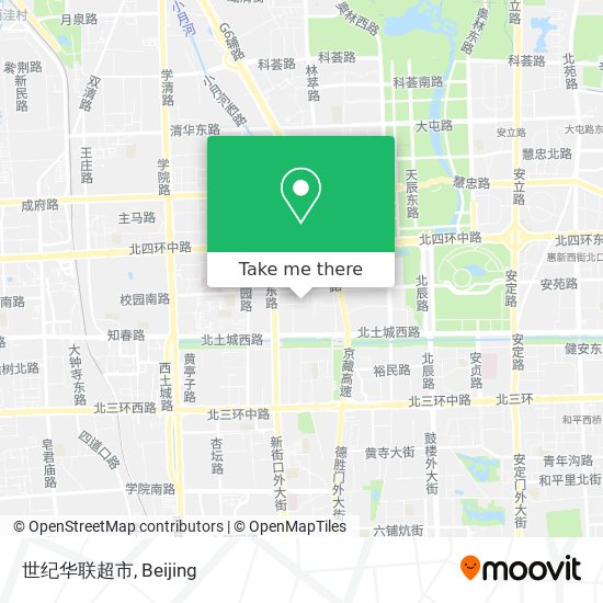 世纪华联超市 map