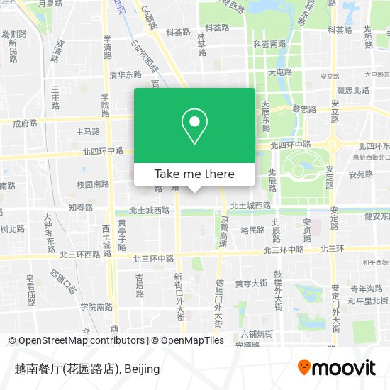 越南餐厅(花园路店) map