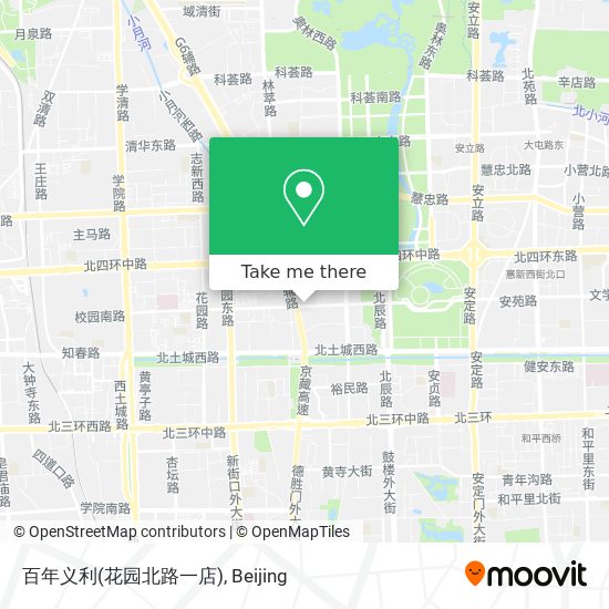 百年义利(花园北路一店) map