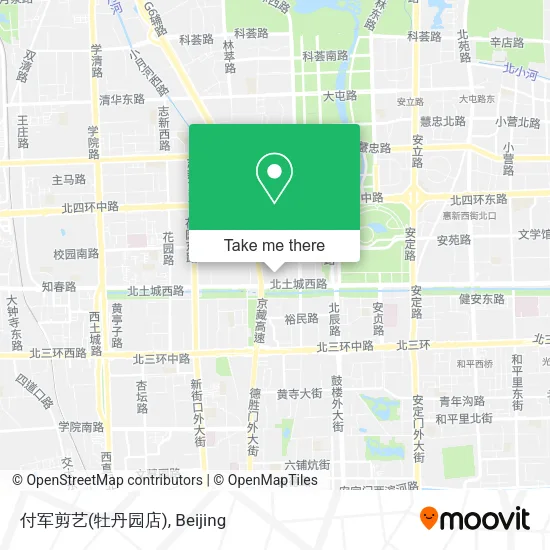 付军剪艺(牡丹园店) map