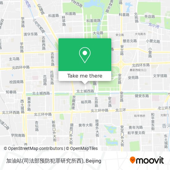 加油站(司法部预防犯罪研究所西) map