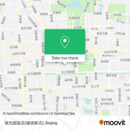紫光园饭店(健德桥店) map
