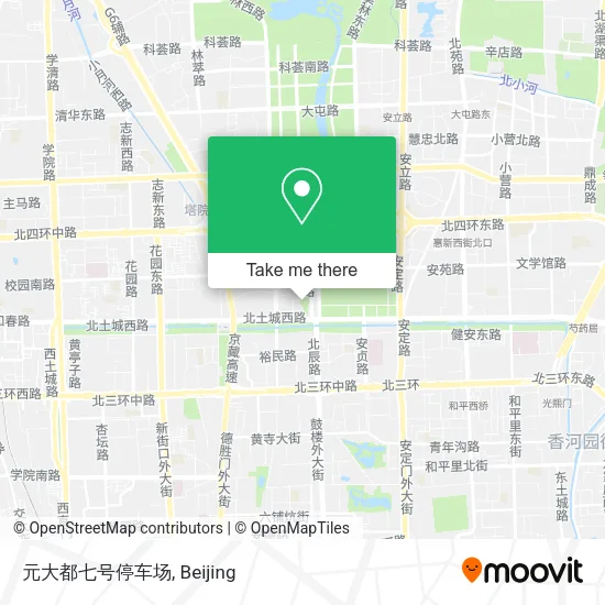 元大都七号停车场 map