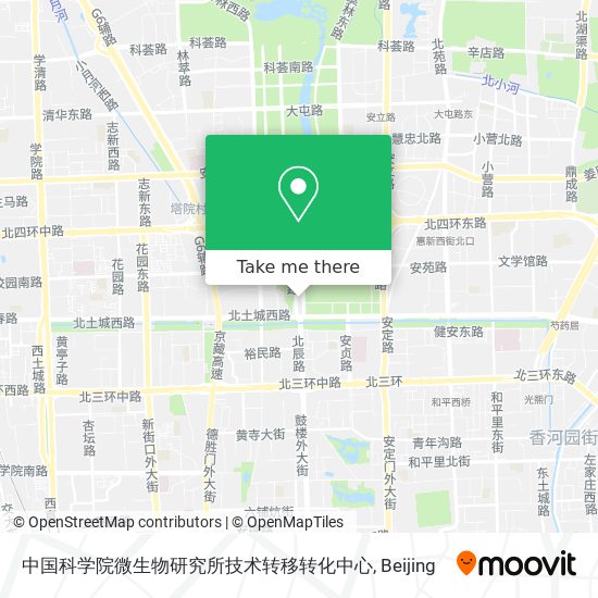 中国科学院微生物研究所技术转移转化中心 map