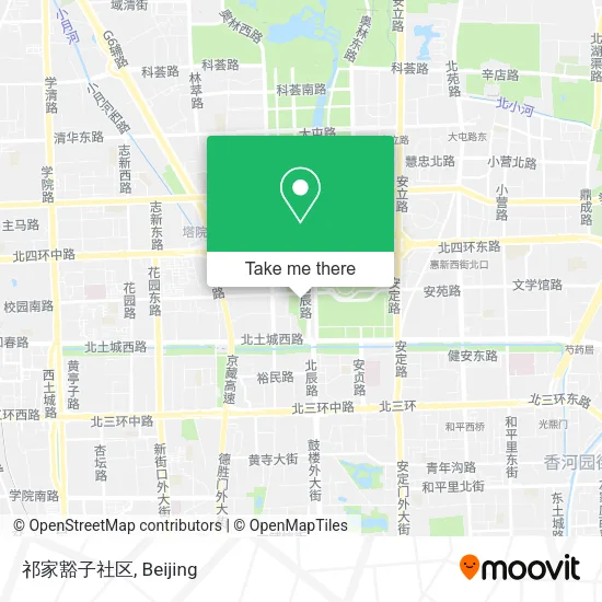 祁家豁子社区 map