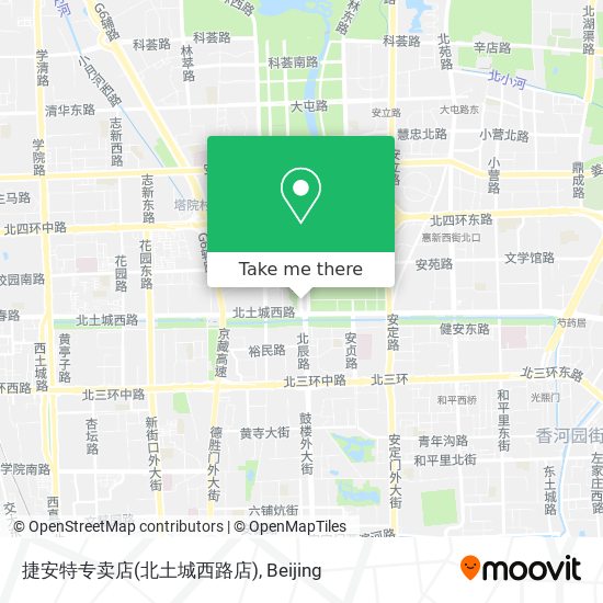 捷安特专卖店(北土城西路店) map