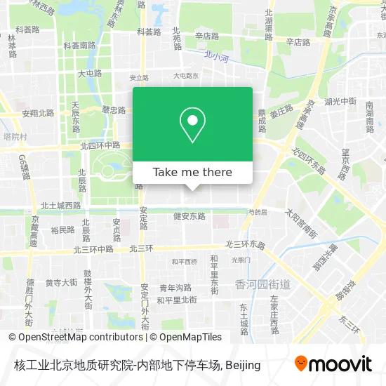 核工业北京地质研究院-内部地下停车场 map