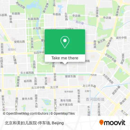 北京和美妇儿医院-停车场 map