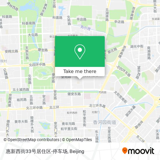 惠新西街33号居住区-停车场 map