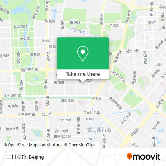 三川宾馆 map
