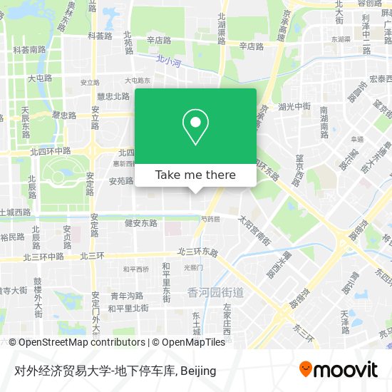 对外经济贸易大学-地下停车库 map
