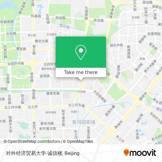 对外经济贸易大学-诚信楼 map