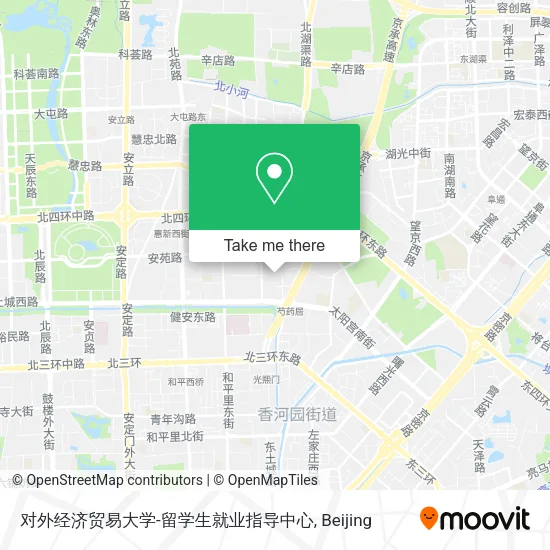 对外经济贸易大学-留学生就业指导中心 map