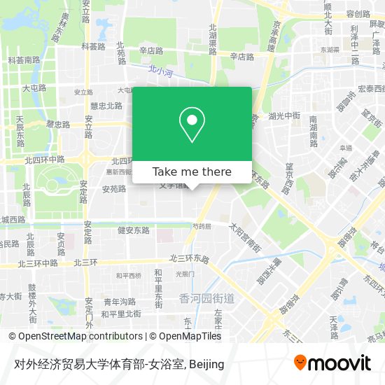 对外经济贸易大学体育部-女浴室 map