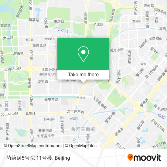芍药居5号院-11号楼 map