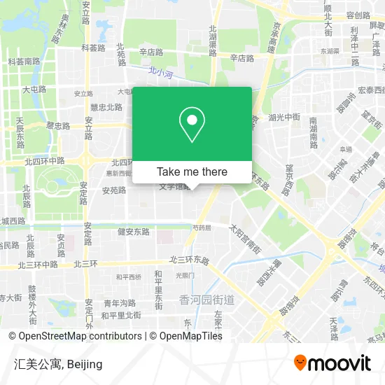 汇美公寓 map