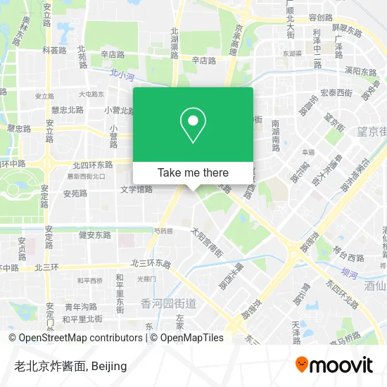 老北京炸酱面 map