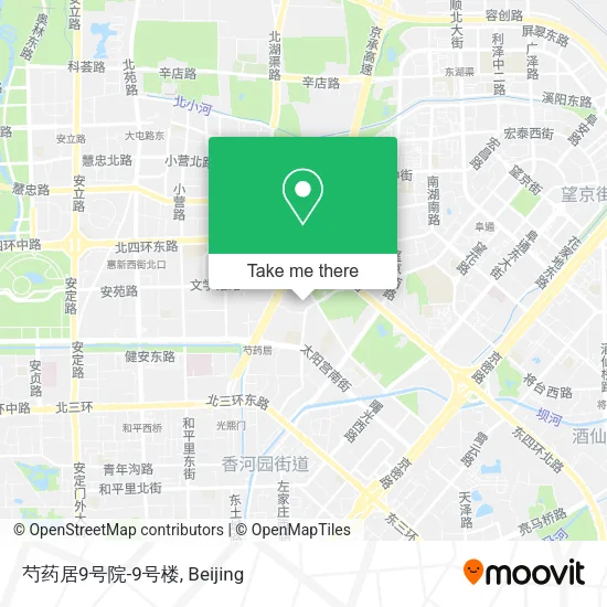 芍药居9号院-9号楼 map