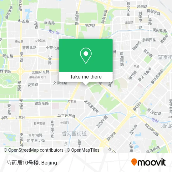 芍药居10号楼 map