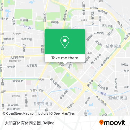 太阳宫体育休闲公园 map