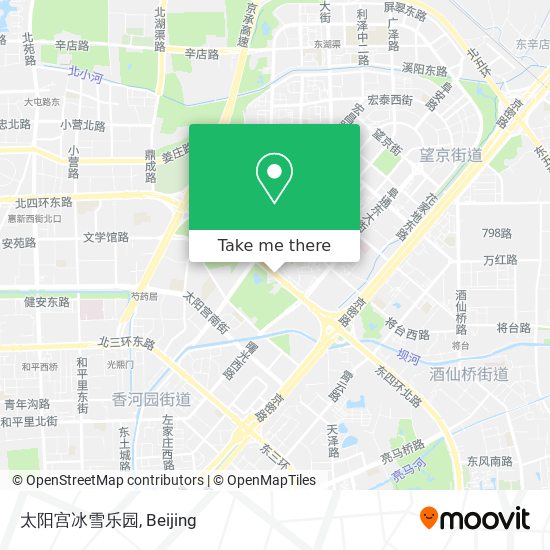 太阳宫冰雪乐园 map