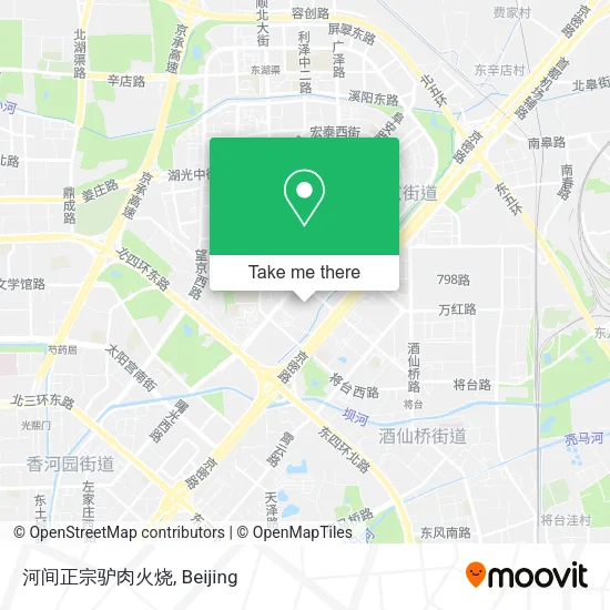 河间正宗驴肉火烧 map