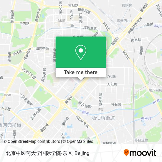 北京中医药大学国际学院-东区 map