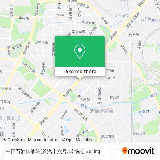 中国石油加油站(首汽十六号加油站) map