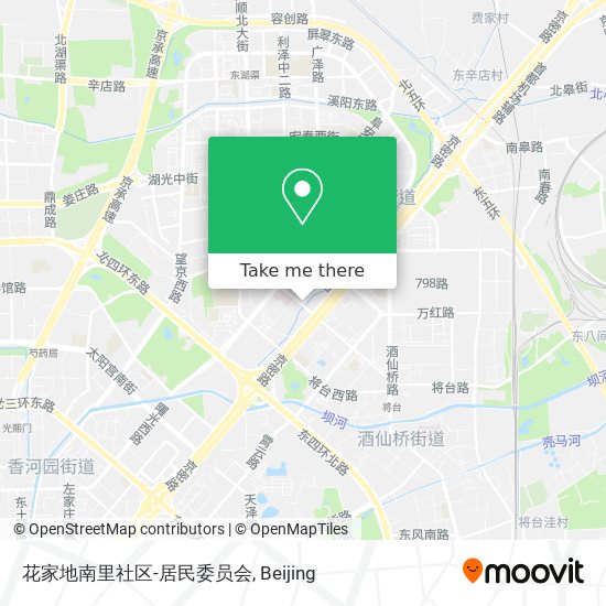 花家地南里社区-居民委员会 map
