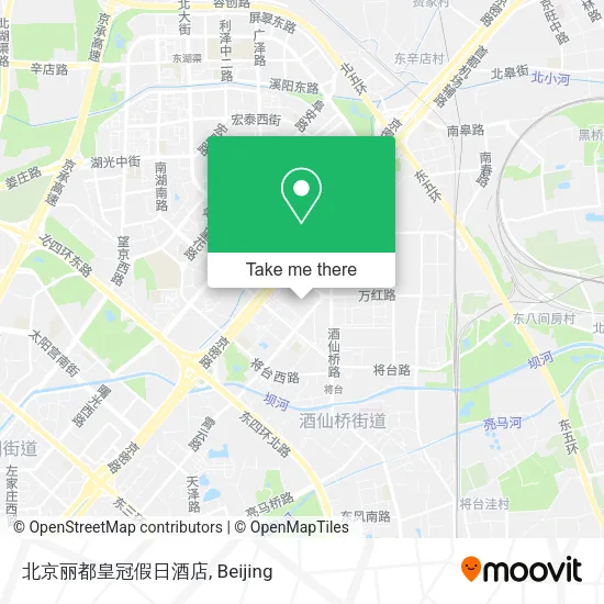 北京丽都皇冠假日酒店 map